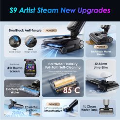 vacuum cleaner tineco terbaik Floor One S9 Artist Steam