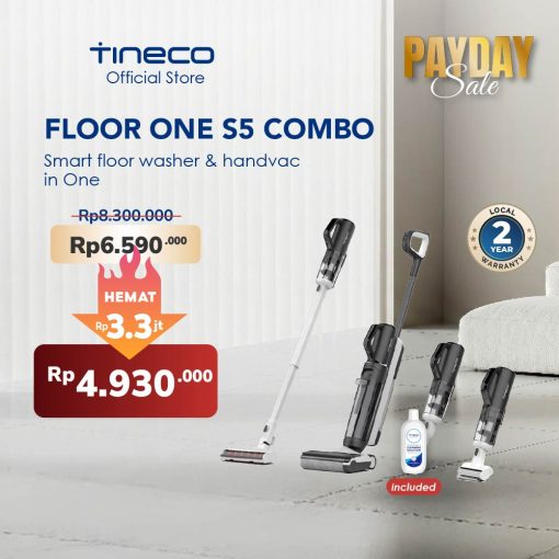 Jual Vacuum Cleaner Floor One S5 Combo + Multi Tasker Kit | Tineco