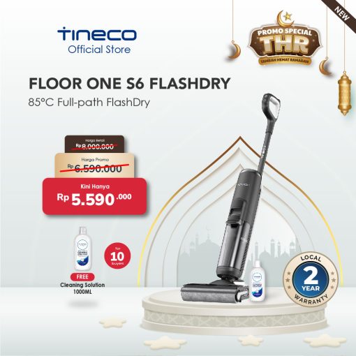 Floor One S6 Flashdry vacuum cleaner tineco terbaik