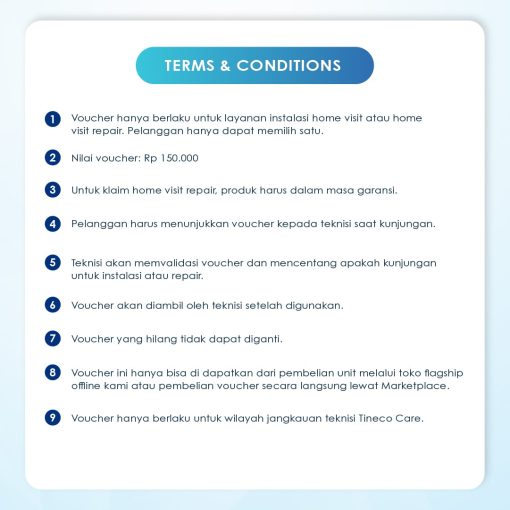 Voucher tineco care voucher