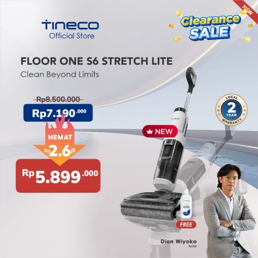 rekomendasi vacuum cleaner terbaik tineco Floor One Stretch S6 Lite