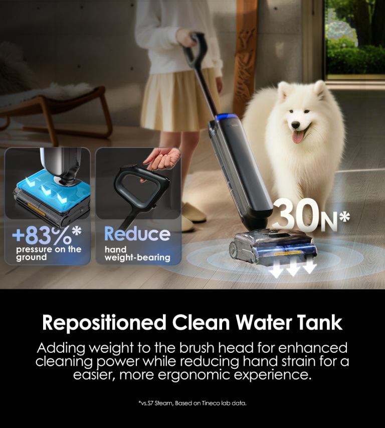 New Product Vacuum Cleaner Tineco Floor One S9 Artist Steam Pro