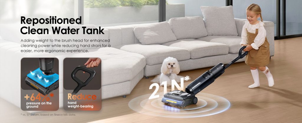 New Product Vacuum Cleaner Tineco S7 Stretch Steam