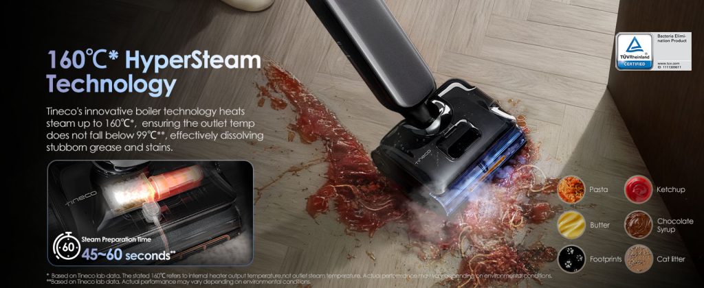New Product Vacuum Cleaner Tineco Floor One S9 Artist Steam Pro