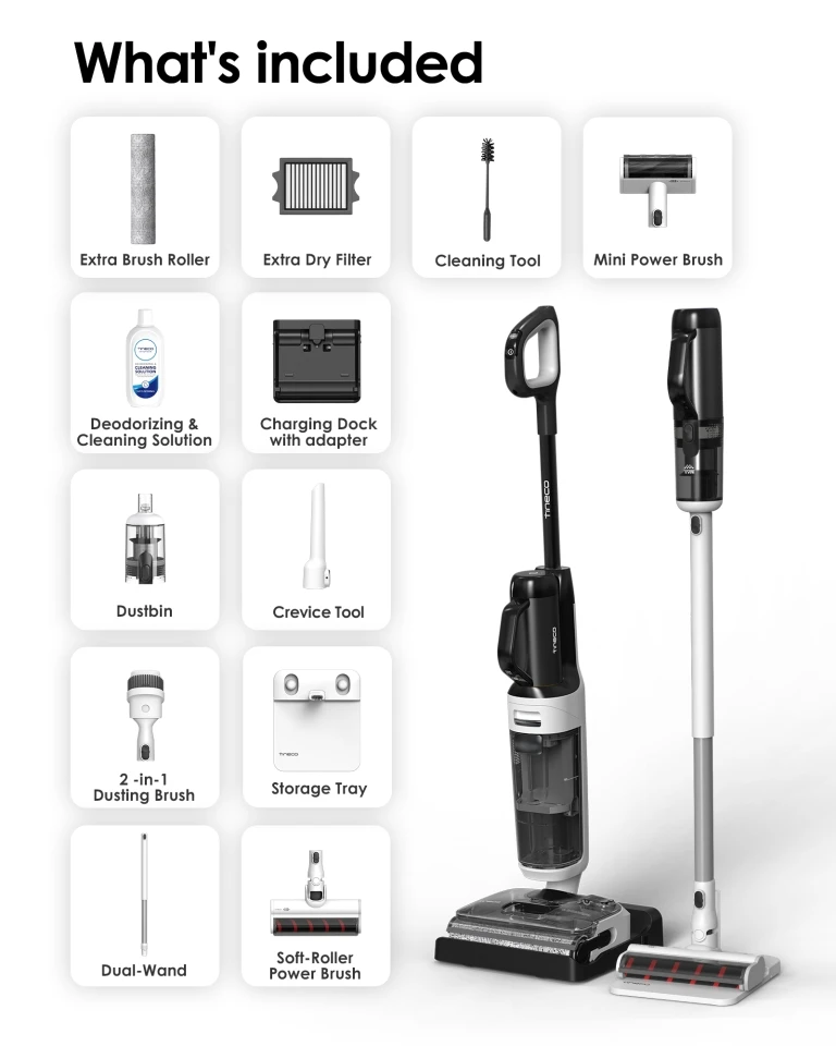 Vacuum Cleaner Tineco Terbaik FLOOR ONE Switch i5 Power Kit II